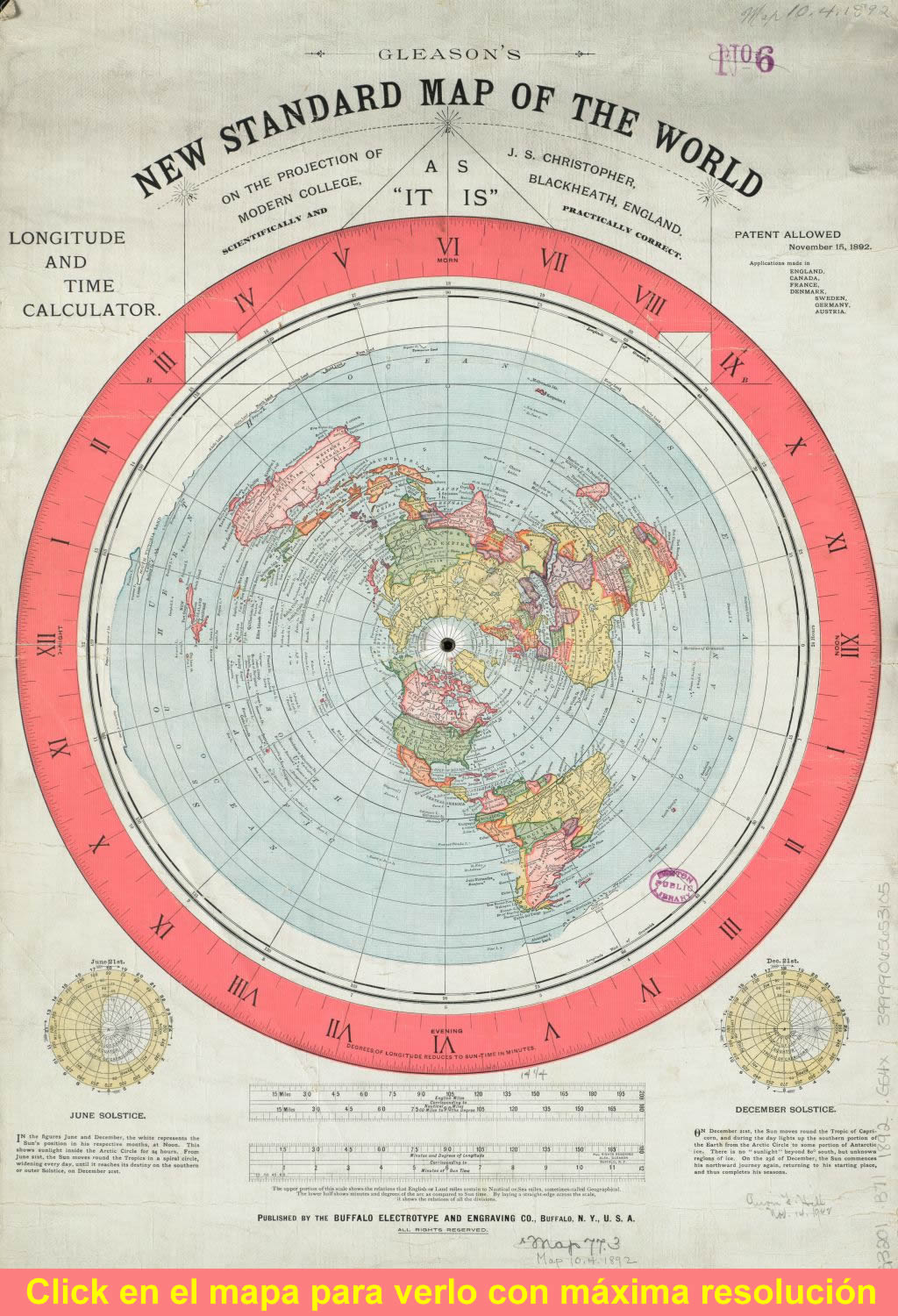 Mapa Gleason 1892